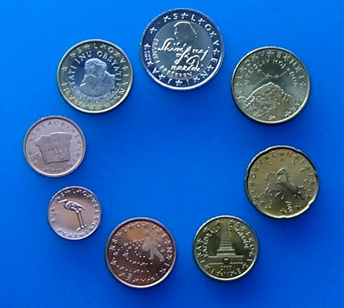 Slovenia euro coins 1 - slovenia, 🇸🇮