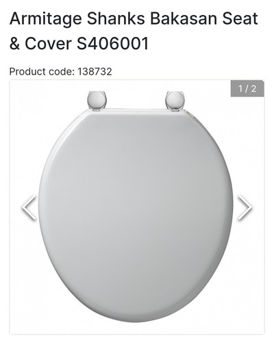 Toilet seat armatge shanks - toilet,