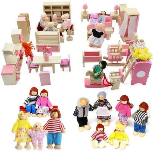 Dolls house furniture - 1/12, lot