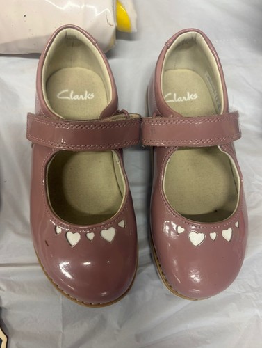 Clarks girls pink leather - girls,