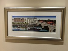 Louise Braithwaite Limited Edition Framed Print - Richmond Bridge