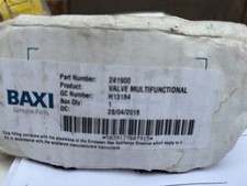 GENUINE BAXI SOLO HE GAS VALVE