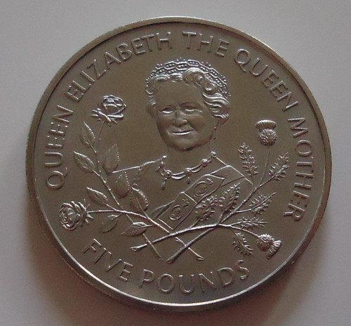1995 guernsey crown - £5, coin