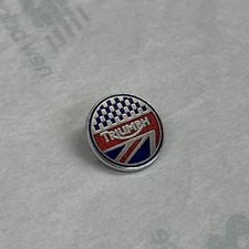 Triumph motorcycle enamel pin - motorcycle,