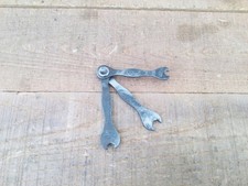 Vintage Apex BA Magneto Spanner Set Made In England Car Tool Roll