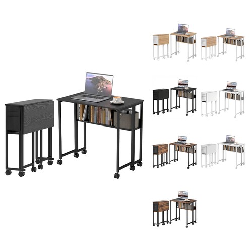 Homcom folding desk - folding, w/