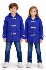 Kids Girls Boys Plain Royal