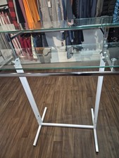 Glass Retail Display Stand with Hanger Hanging Rack for Retail Store