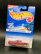Hot Wheels 1997 First Editions '57 Chevy Impala Model Car (R114)