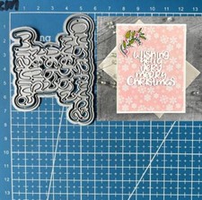 Merry Christmas Metal Cutting
