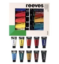 Reeves acrylic paint set 75ml - reeves,