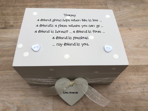 Best friend gift trinket - best,