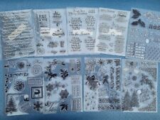 Choice of Craft Stamps, ChristmasVerses, Sentiments Xmas Various Choices