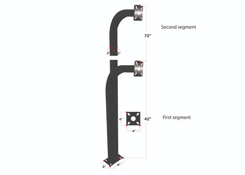 Goose neck keypad stand - keypad,