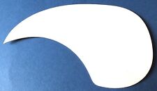 ACOUSTIC GUITAR PICKGUARD SCRATCHPLATE. THIN PLASTIC STICK ON. OFF WHITE / AGED.