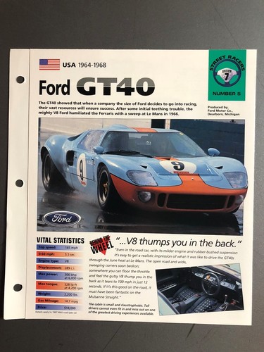 1964 1968 ford gt40 - -,