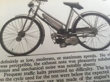 VINCENT FIREFLY CYCLEMOTOR PERIOD 1953 MOTORCYCLE ARTICLE.