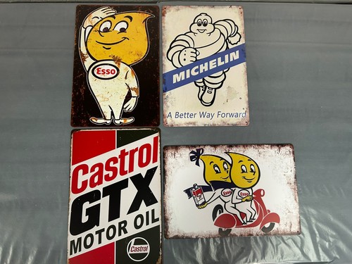 Retro metal signs a4 - 4,