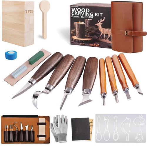 Wood carving tools kit - wood,