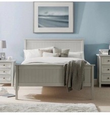 King Size Solid Wood Bed + Matching Bedside Cabinets + SleepSoul 1000 Mattress