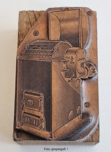 Antique letterpress cliché - antique,