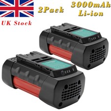 2x 36V 3000mAh Li-ion Battery For Bosch Rotak 32 LI, BAT840 BAT836 BAT818 BAT810