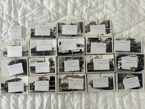 Bus photograph job lot - bus,