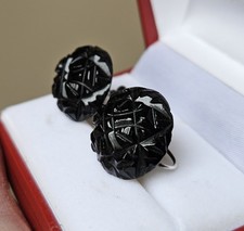 Antique Victorian Whitby Jet
