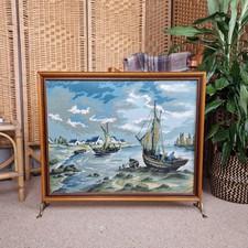 Charming Vintage Fire Screen