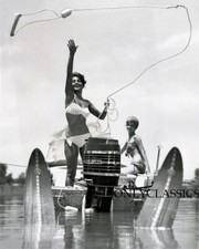 1963 BIKINI MODEL PINUPS WATER