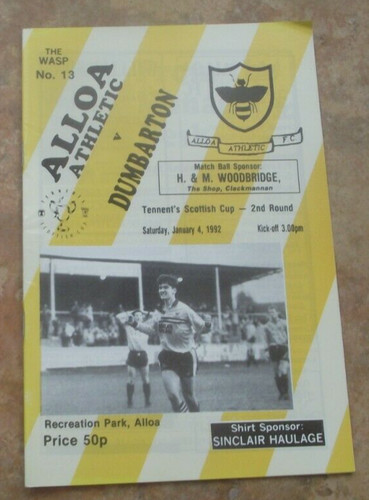 1991 alloa athletic v - (jan),