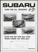 Subaru 1600 1980-81 UK Market