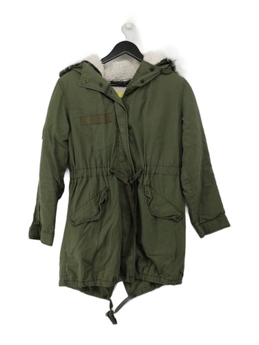 Topshop parka jacket green - topshop,