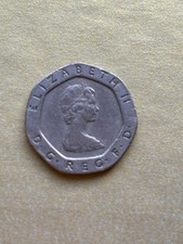 1982 20p Twenty Pence Coin