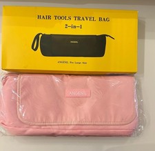 Hair Straightners Case with Heat Mat Pink  Hair Styling Tools Storage Bag