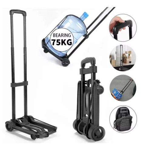 Wheel trolley foldable hand - wheel,