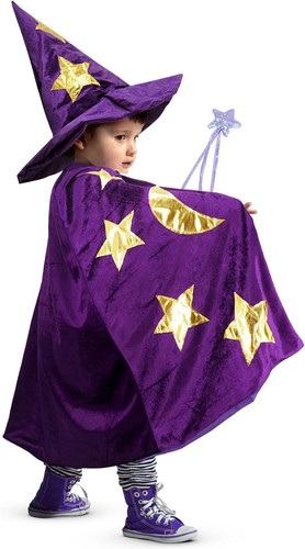 Kids wizard witch cloak with - wizard,