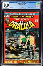 Tomb of Dracula 1 CGC 8.0