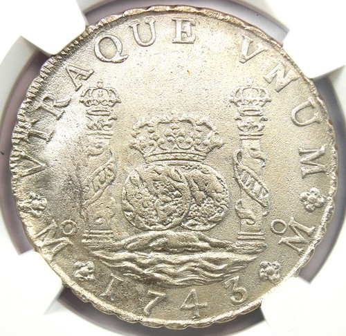 1743 mexico pillar dollar - 1743,
