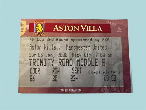Aston villa manchester united - manchester,