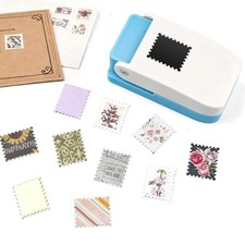 Postage Stamp Punch Embossing