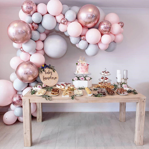 167pcs pink balloon arch kit - arch,