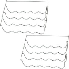 UNIVERSAL Fridge Bottle Shelf Wine Rack Refrigerator Holder Chrome 457mm x 290mm