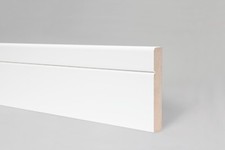 Skirting board white - , primed