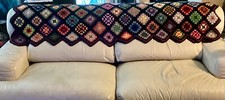 Vtg Hand Crochet Granny Square