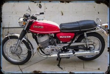 Suzuki T500 Titan Aged Vintage