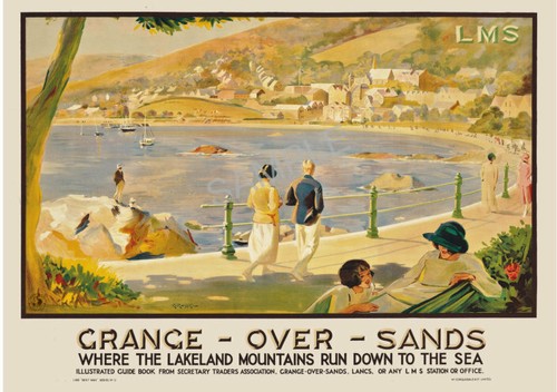 Vintage railway poster - vintage,