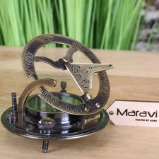Brass Sundial Compass Gilbert