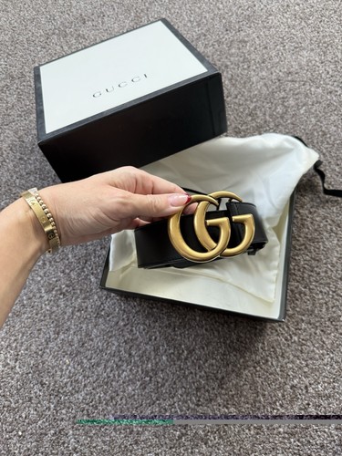 Gucci marmont wide belt - gg,