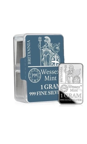 Wessex mint silver - x, 1g